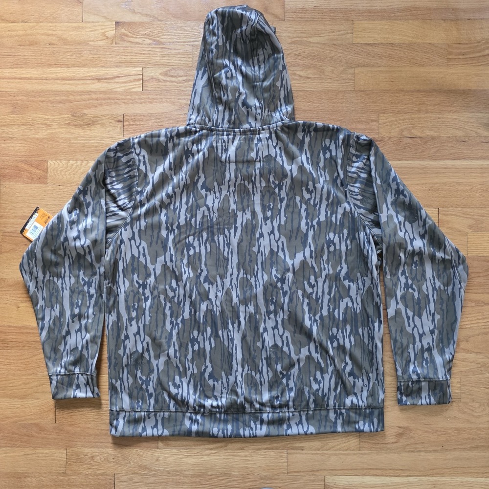 NWT Muddy TRX Performance Hoodie Mens 2XL Mossy Oak Bottomland Hunting - Picture 9 of 16